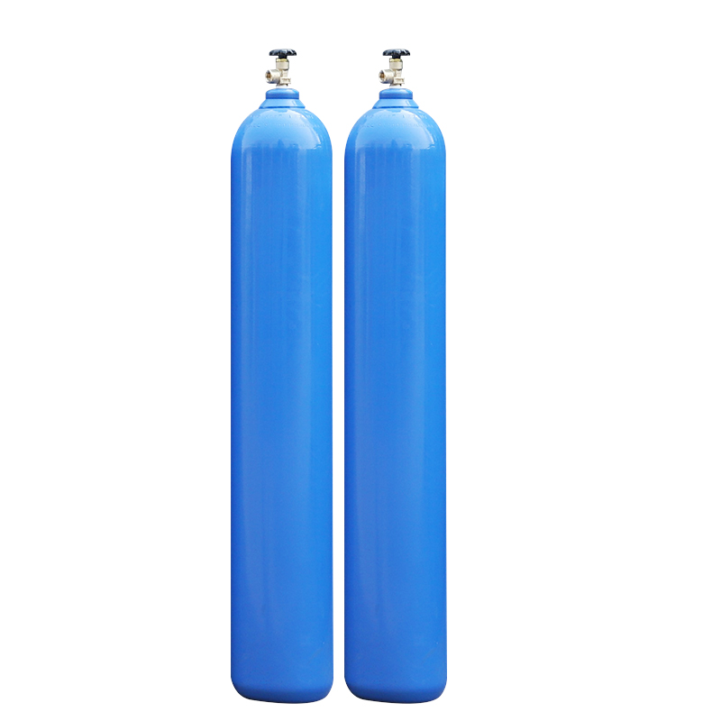 Cylindre à gaz en acier sans soudure pour réservoir à haute pression avec rapport de test TUV 40L 230bar Cylindre à gaz
